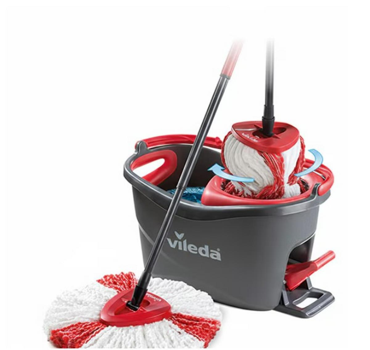 Sada na čistenie podláh TURBO - viacfarebná/sivá, Basics, textil/plast (2,9kg) - Vileda