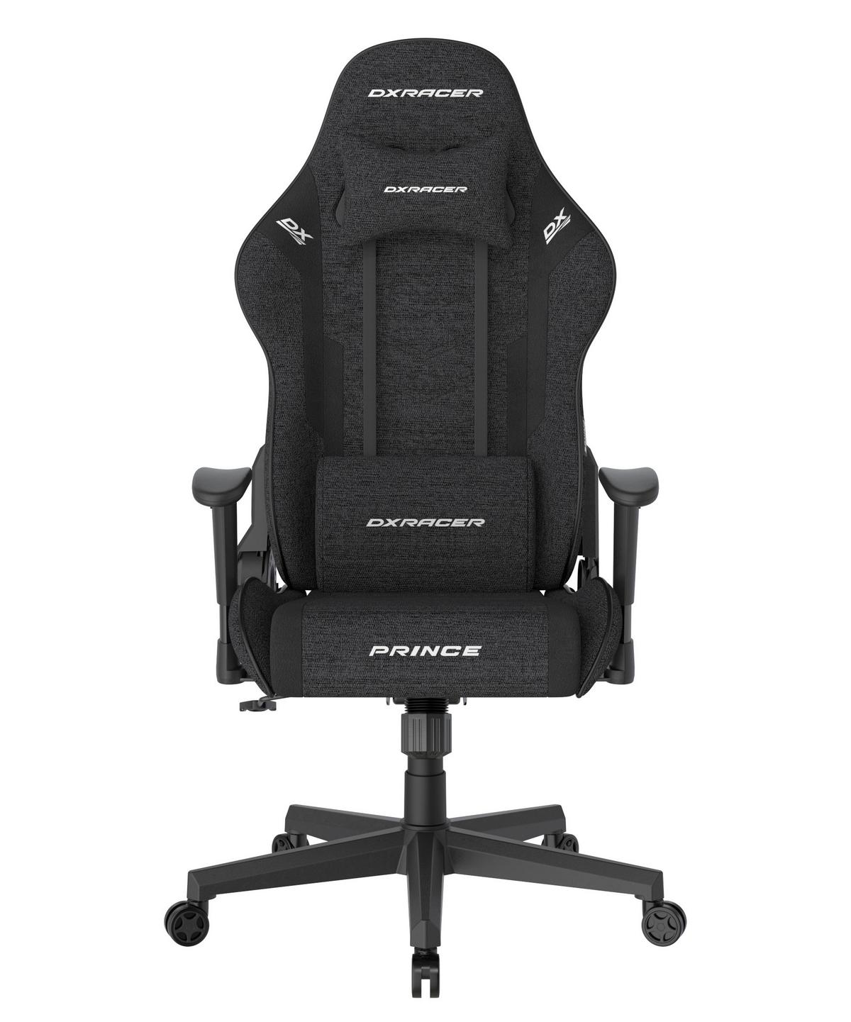 Gamingstuhl Prince Schwarz B: 70cm - Schwarz/Weiß, KONVENTIONELL, Kunststoff/Textil (70/132/70cm) - Dxracer