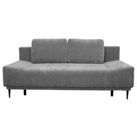Schlafsofa Malpenza Grazu B: 199 cm - Schwarz/Braun, Trend, Textil (199/91/110cm)