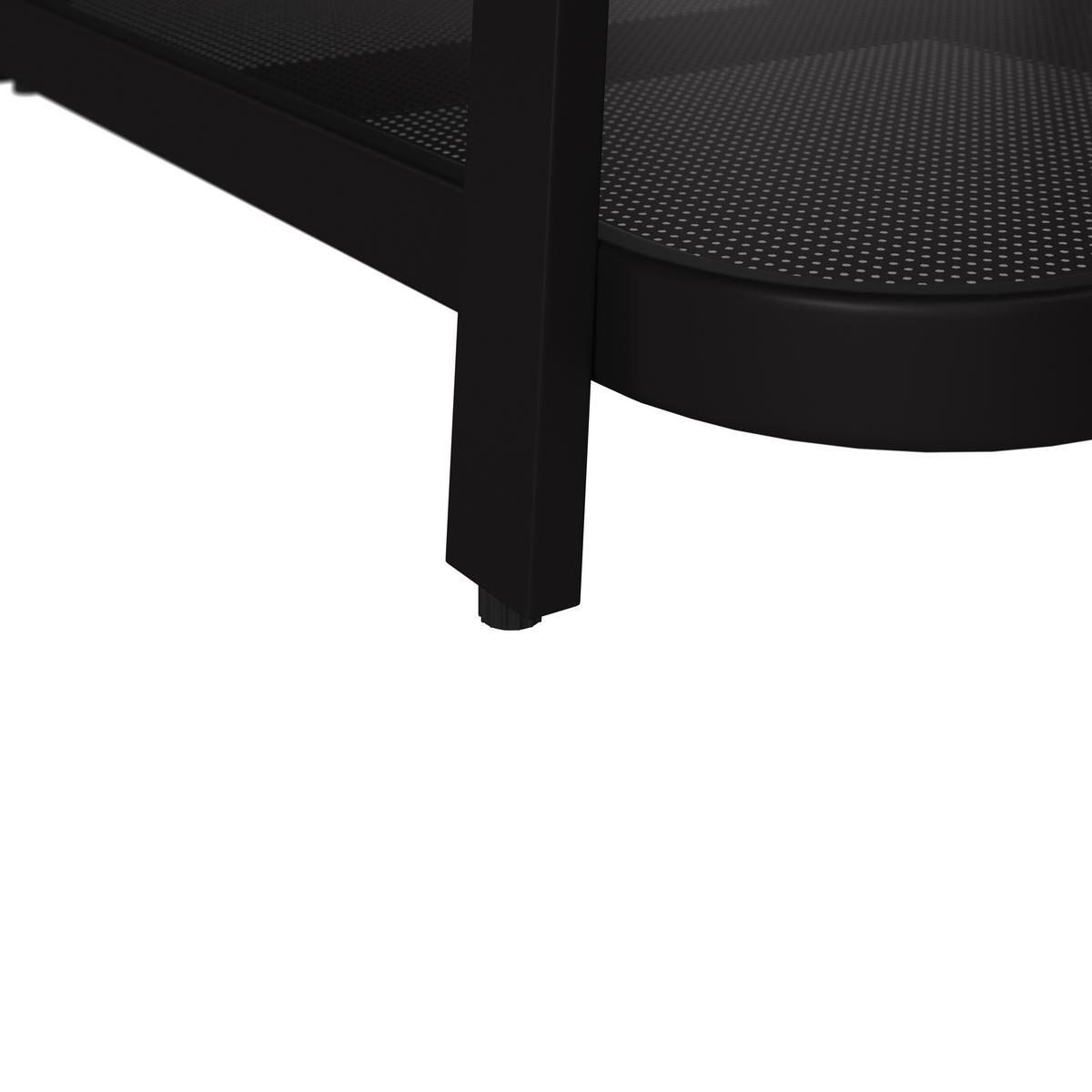 TERASOVÁ SEDACIA SÚPRAVA MARA - čierna/sivá, Modern, kov/textil (186/61/76,5cm) - Bessagi Garden