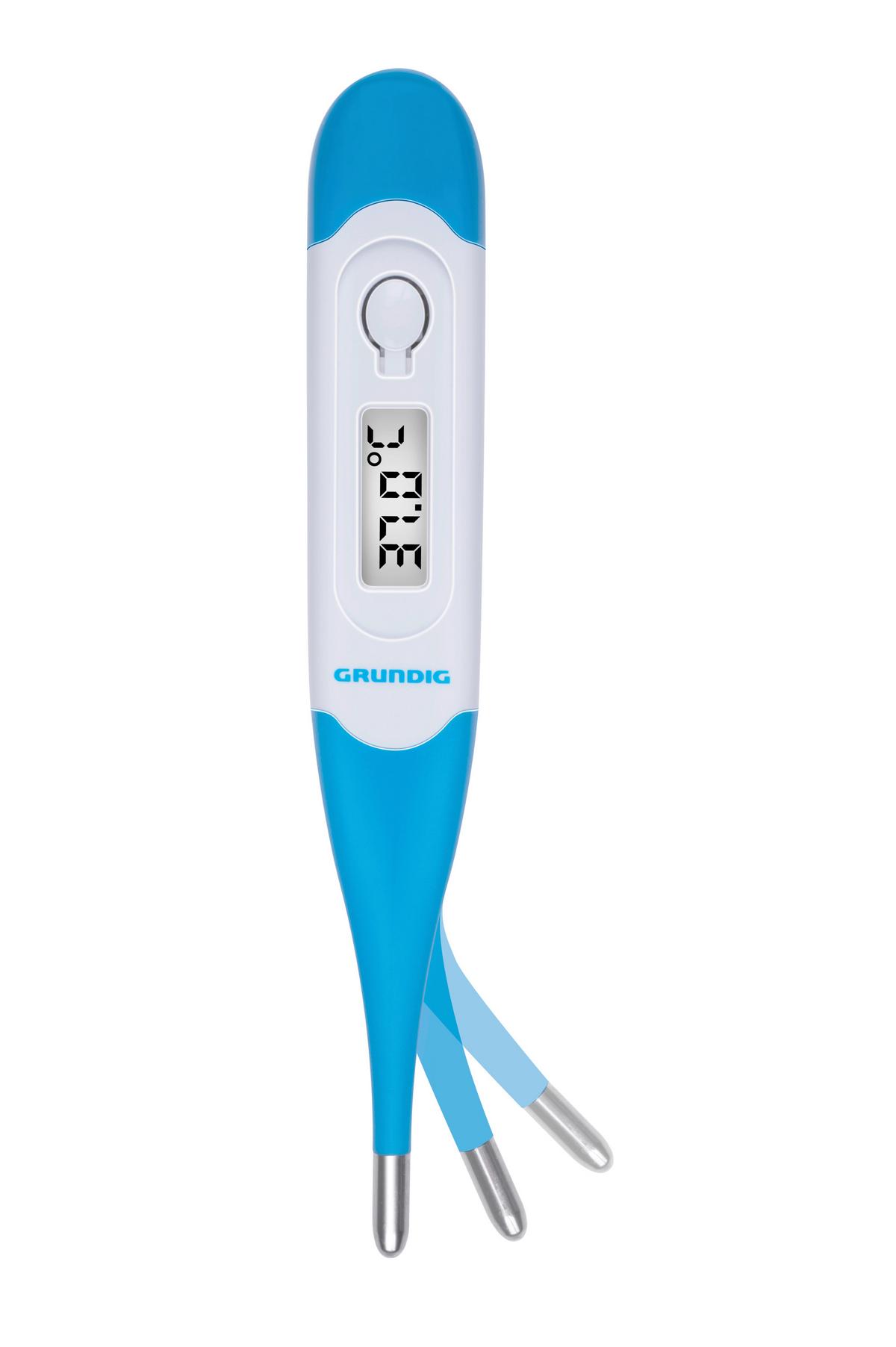 Stirnthermometer Digitales Thermometer 34210 - Blau, Basics, Kunststoff (12,4/1,8/0,9cm)