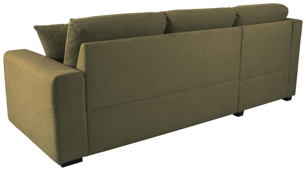 Ecksofa Lukas Olive S: 158x239 Cm - Olivgrün, Trend, Textil (158/239cm)