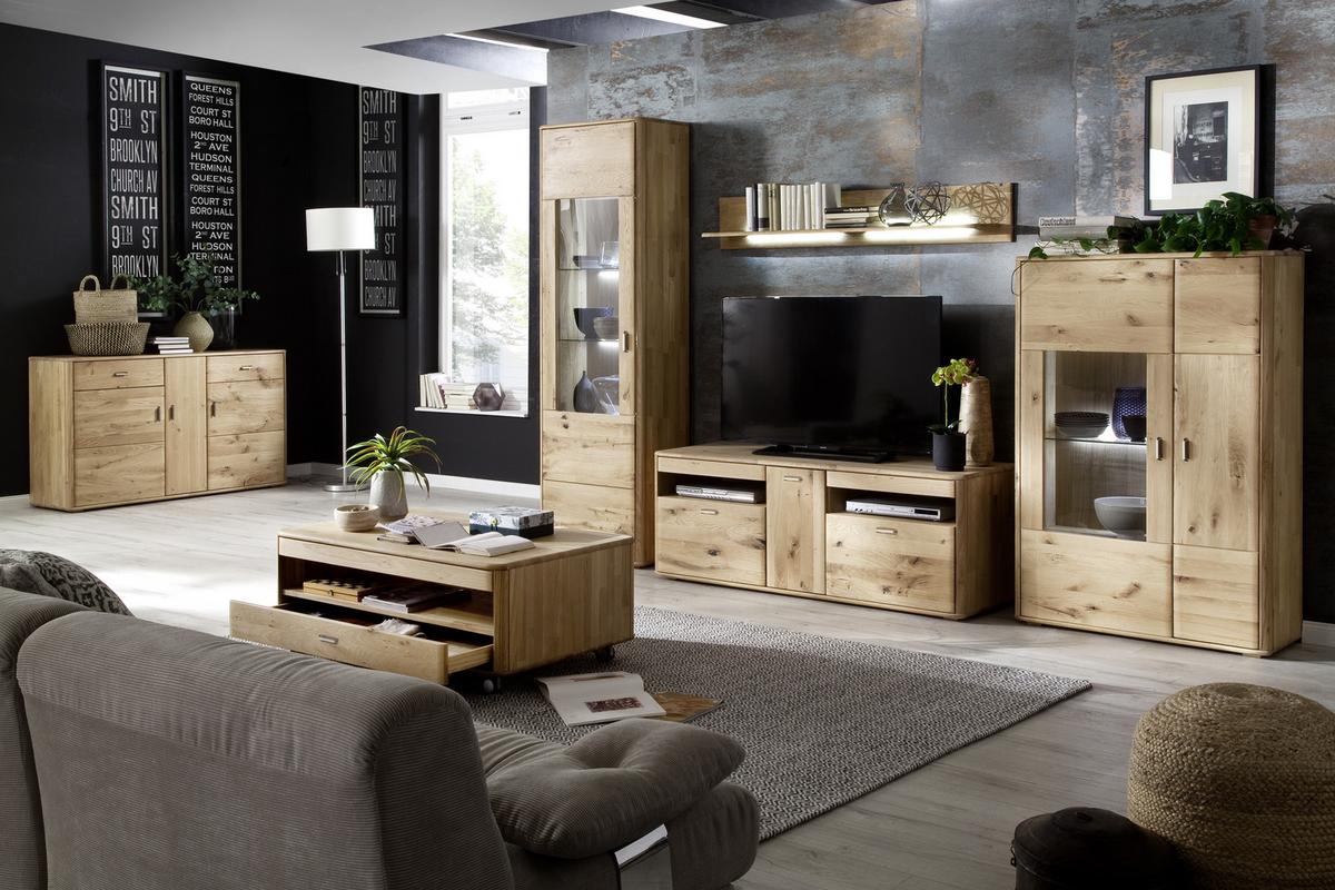 Wandboard Ravello B: 150 cm Eichefarben - Eichefarben, Design, Holz (150/24/25cm) - Livetastic