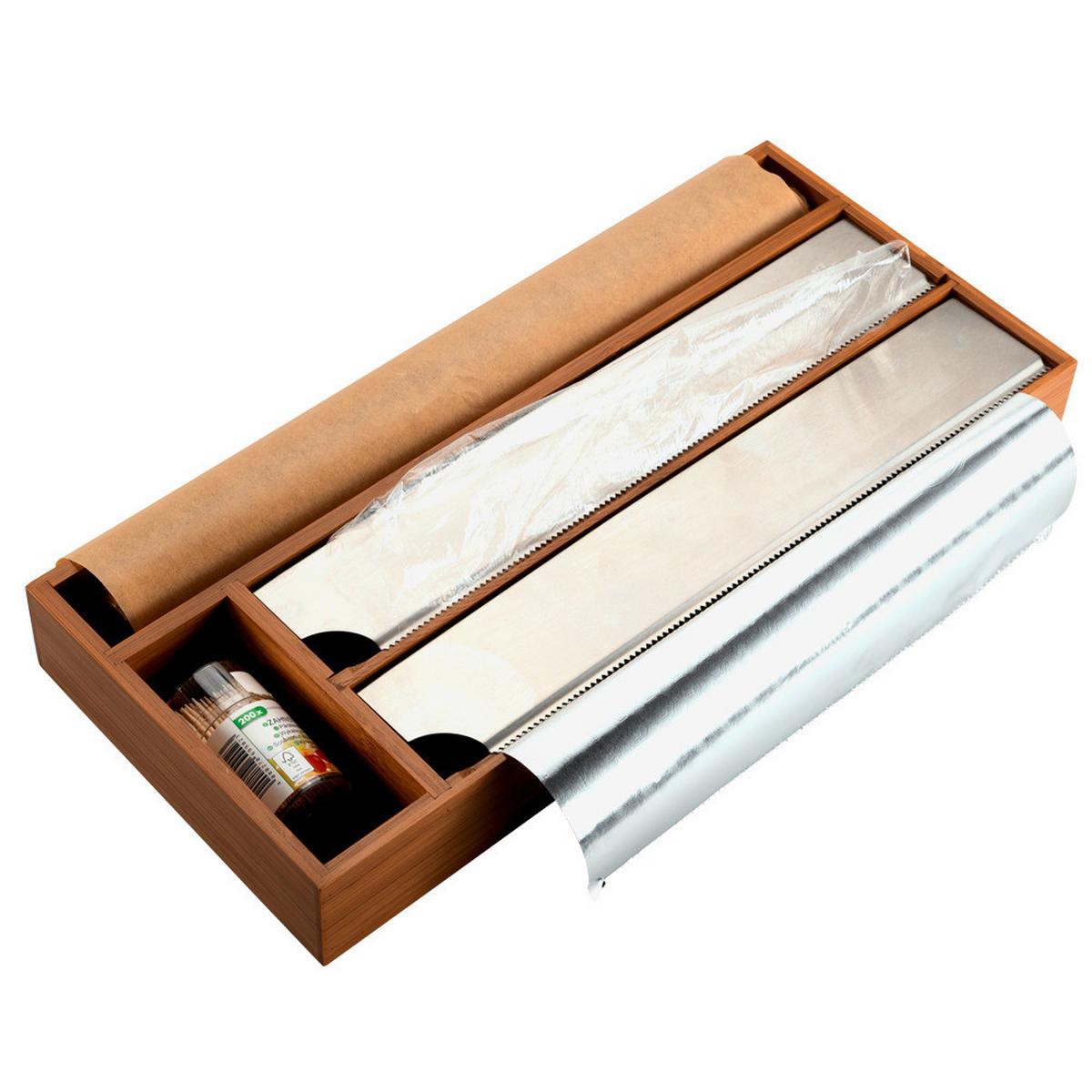 Auszugsorganisation Dunkler Bambus - Naturfarben, Basics, Holz (42/19/5,3cm) - Kesper