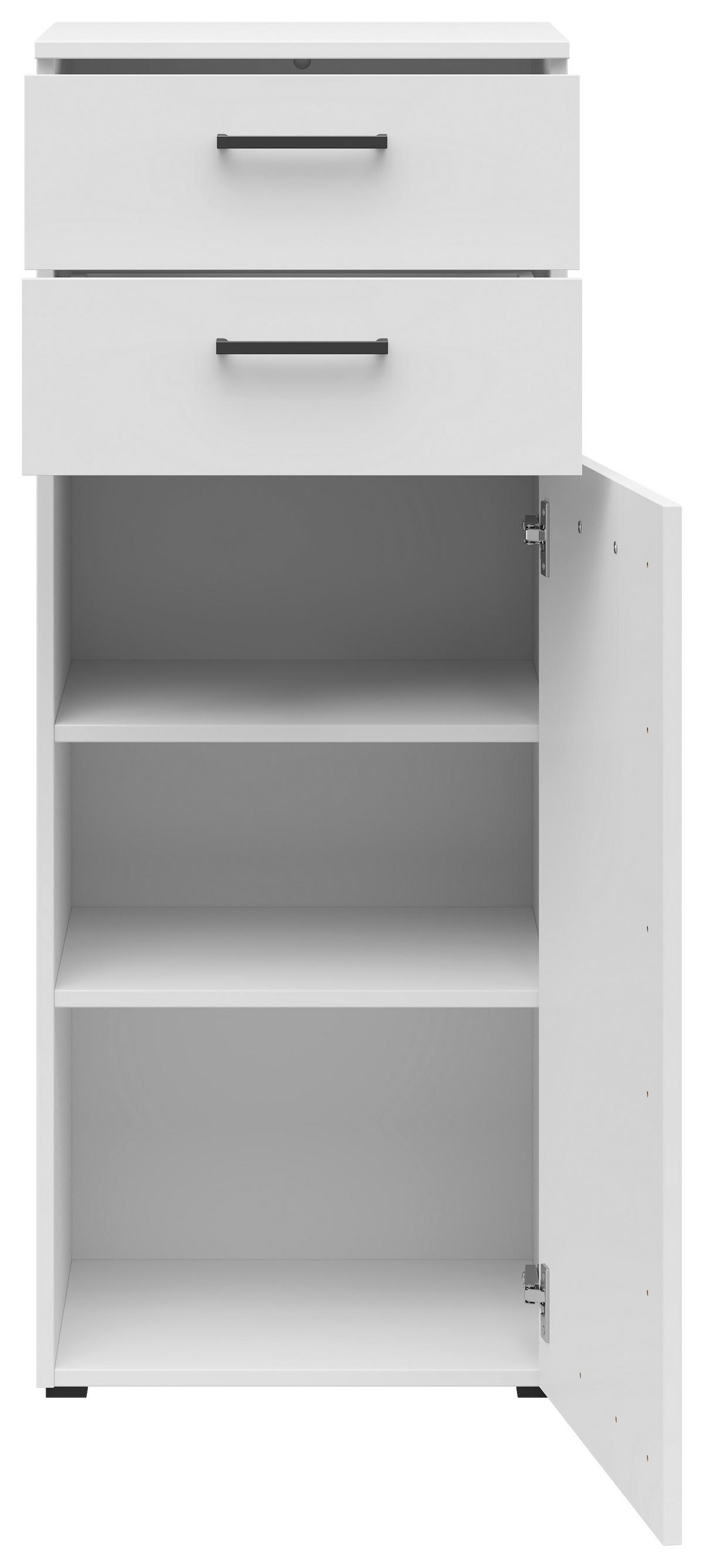 Komoda MULTISTAURAUM š: 45cm - čierna/biela, Modern, kompozitné drevo/plast (45/115/40cm)
