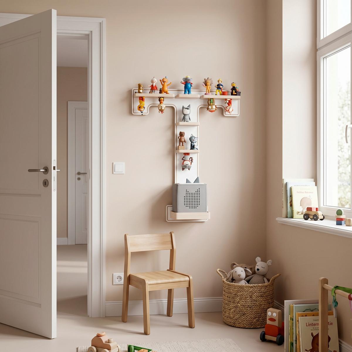 Kinderregal Boarti Weiß B: 45 cm - Weiß, MODERN, Holzwerkstoff (45/54/19cm) - Livetastic