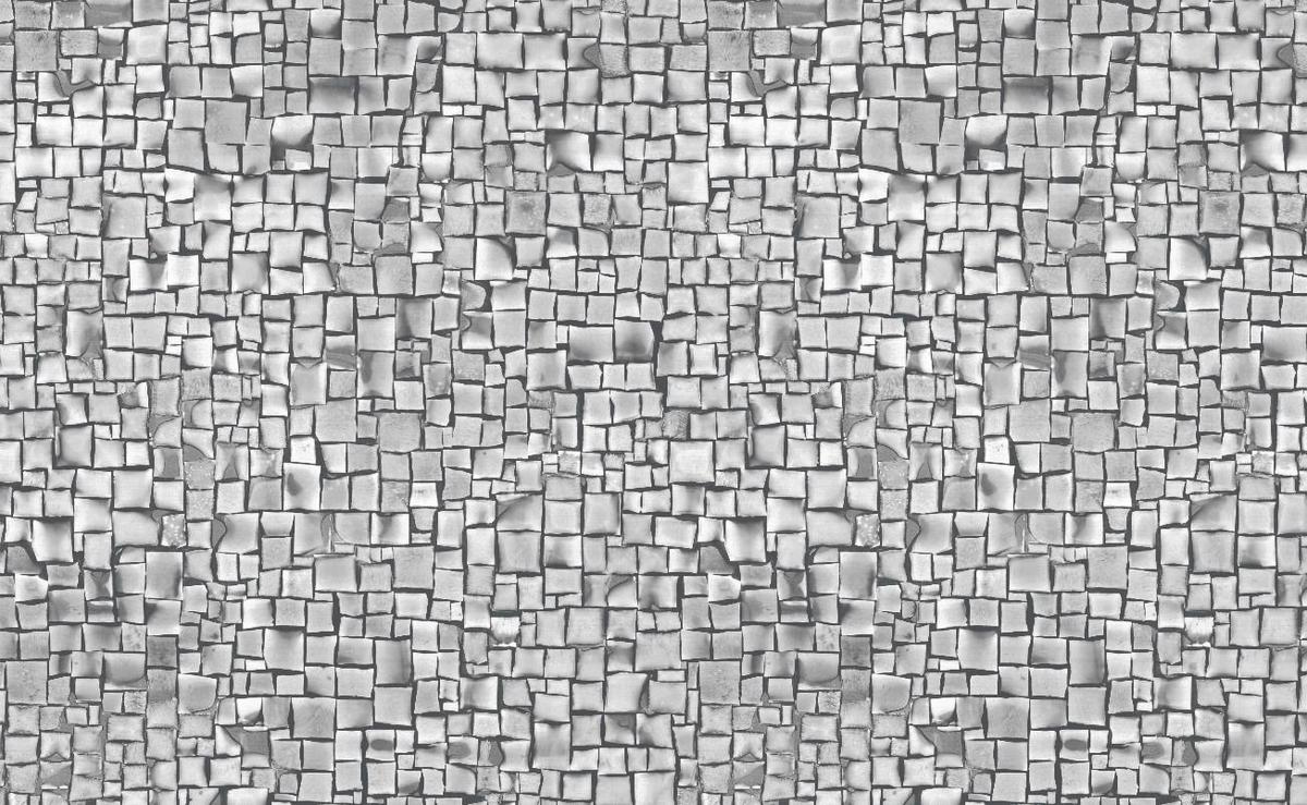 Klebefolie Steinmauer Hellgrau Fragment Stone 45x150 cm - Hellgrau, Basics, Kunststoff (45/150cm)