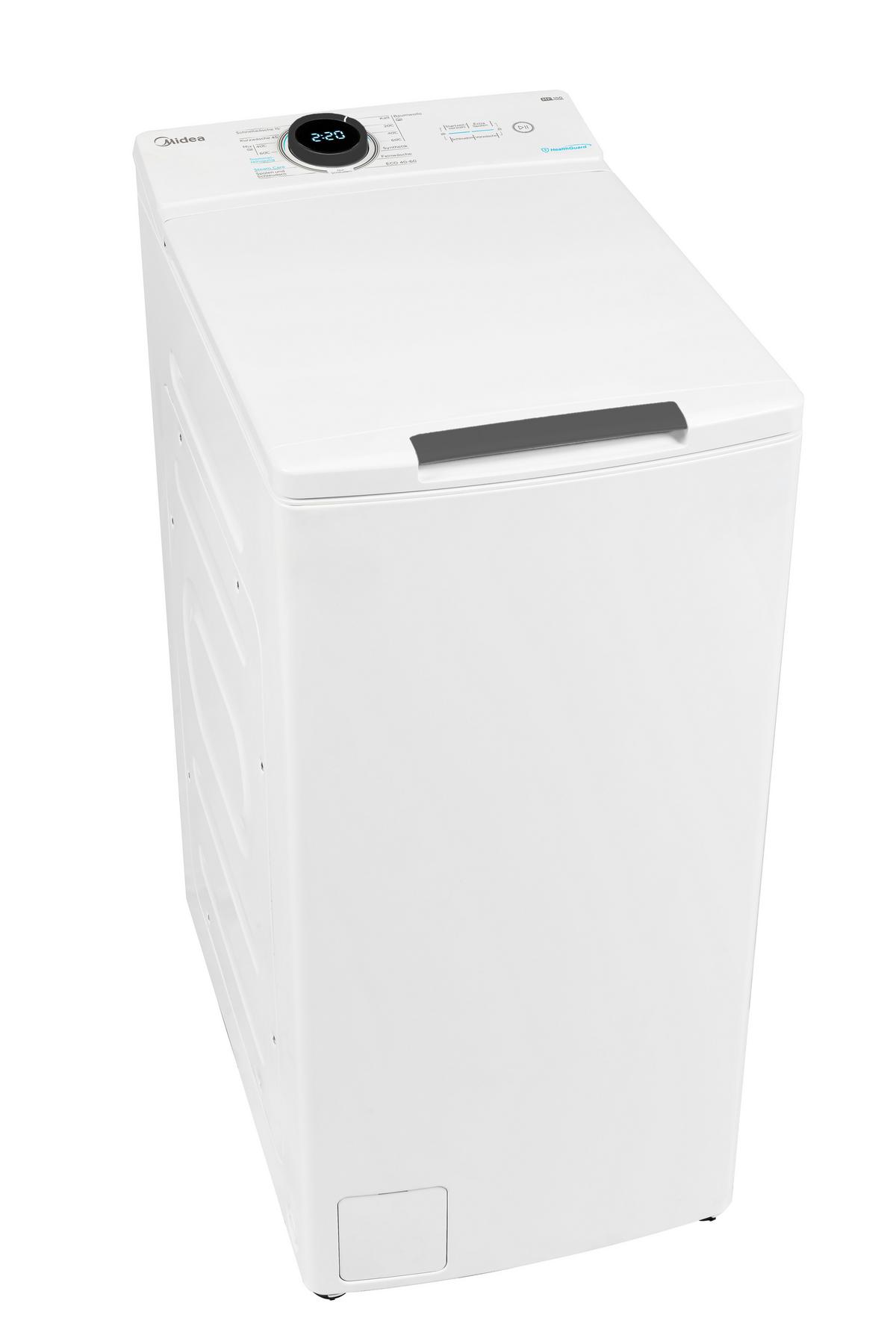 Waschmaschine Mf100t80b-13a - Weiß, Basics, Kunststoff/Metall (40/87,5/61cm) - Midea