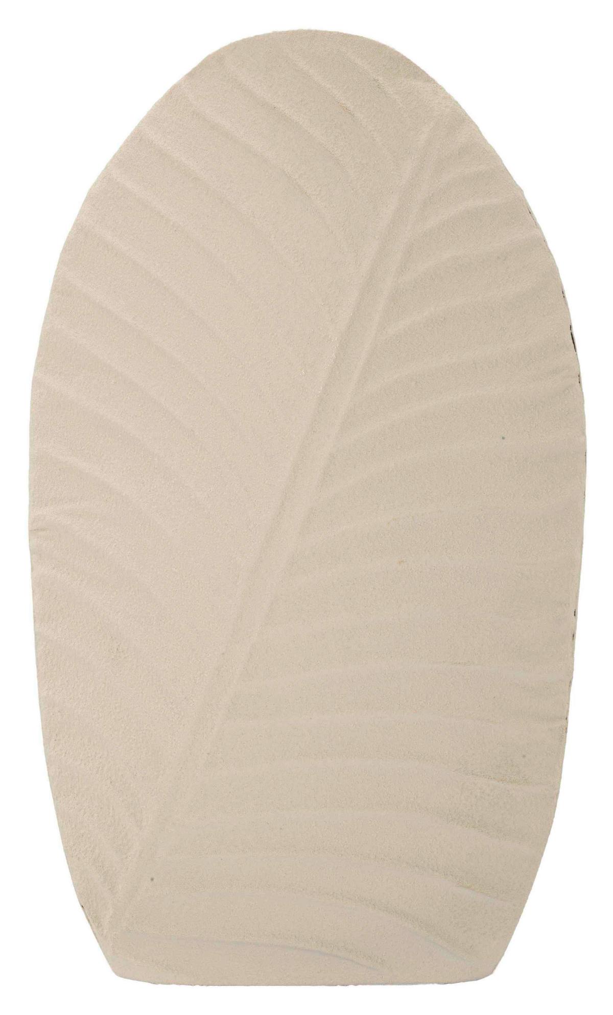 Vase Dune High Creme B: 26 Cm - Creme, Basics, Metall (26/41/11cm)