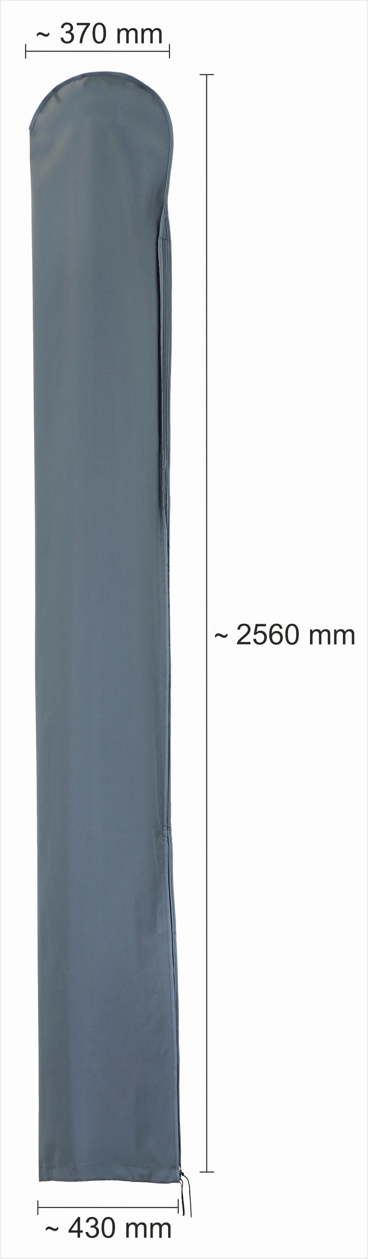 Sonnenschirm Schutzhülle für Jumbo/Quadro - Anthrazit, Basics (43/256/37cm) - Schneider