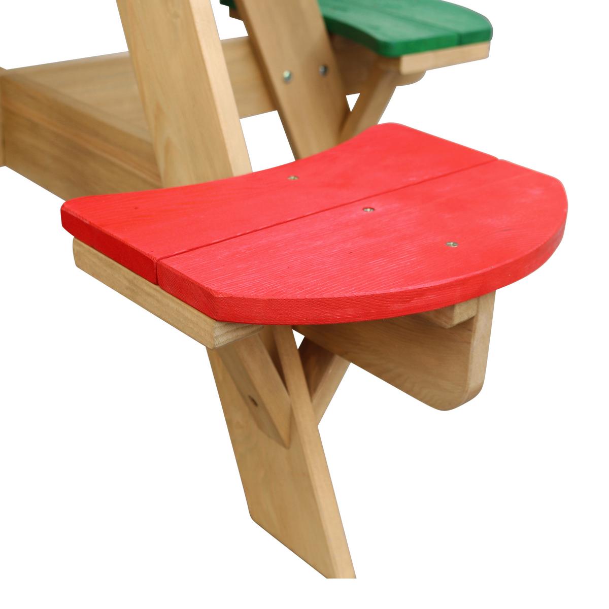Kinder-gartenset A031.002.08 - Multicolor, KONVENTIONELL, Holz (120/56/120cm) - Ambia Garden