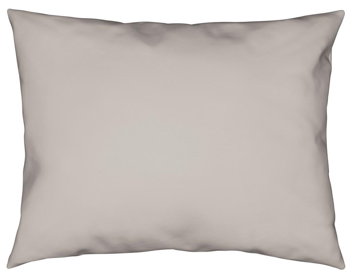 Kissenhülle Vicky 70x90 cm Jersey Taupe  + Reißverschluss - Taupe, KONVENTIONELL, Textil (70/90cm) - Ele