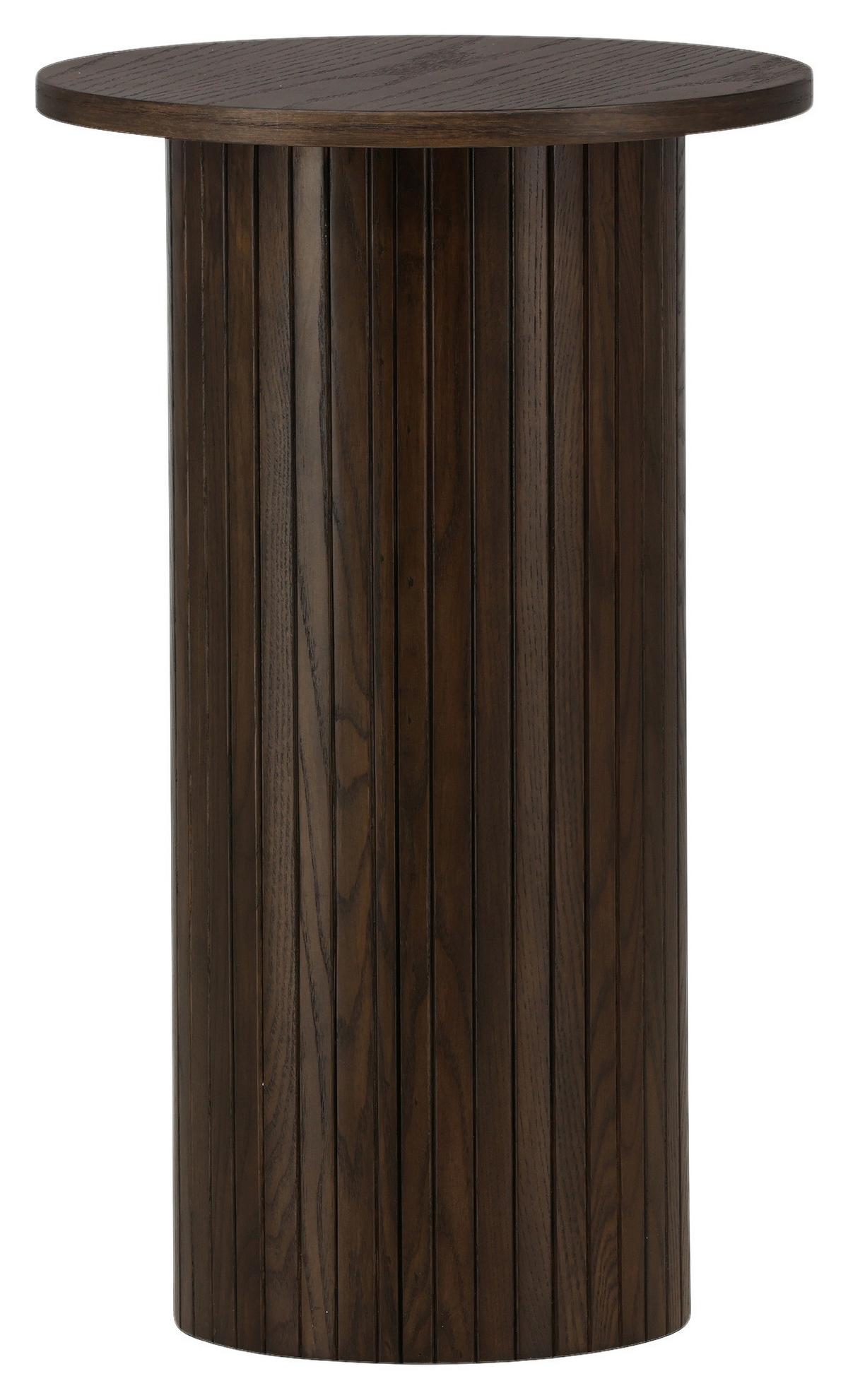 Beistelltisch Bianca - Mokka, Design, Holzwerkstoff (40/40/65cm) - Livetastic