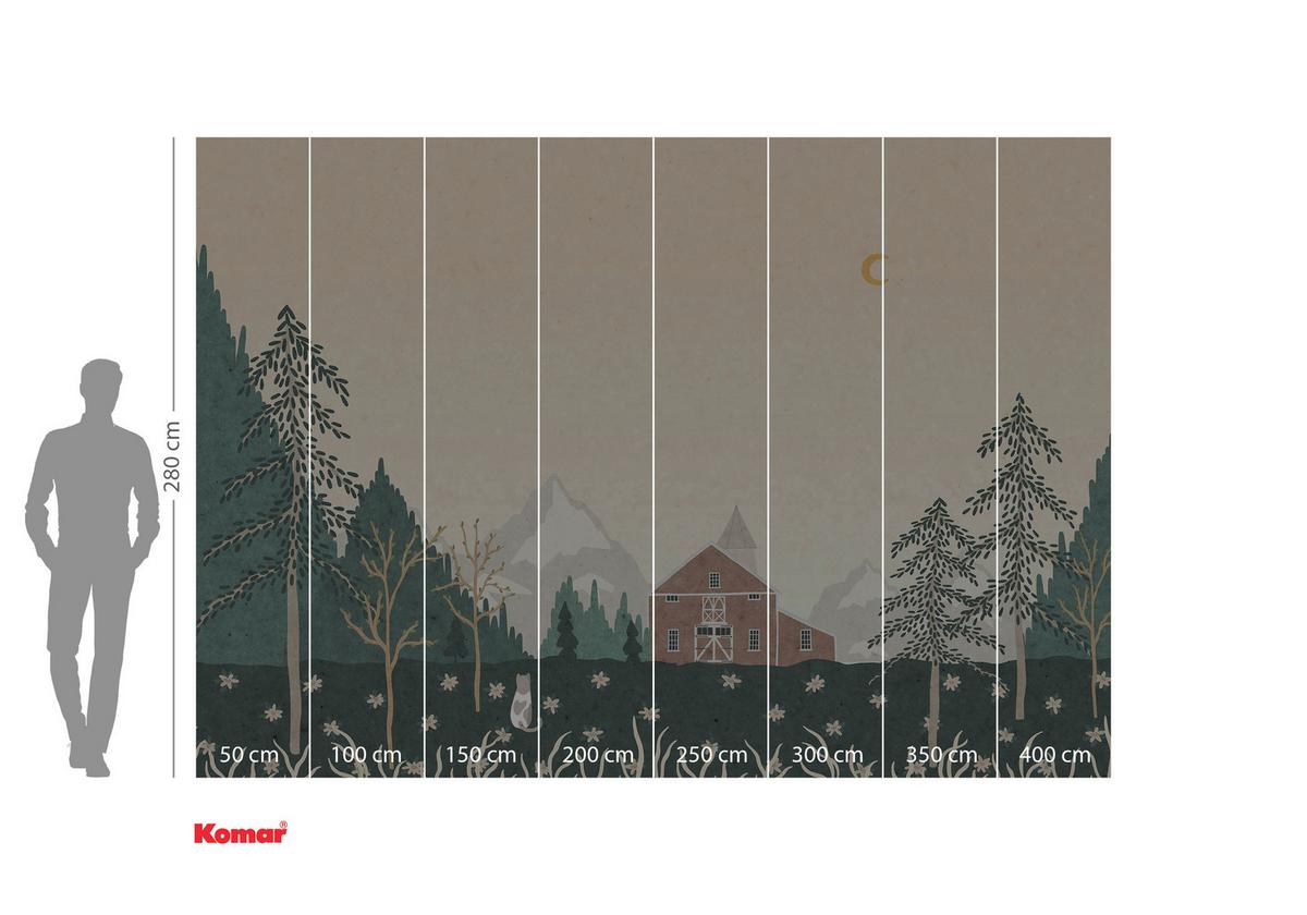 Fototapete Little Farm - Multicolor, Trend, Papier (400/280/1cm)