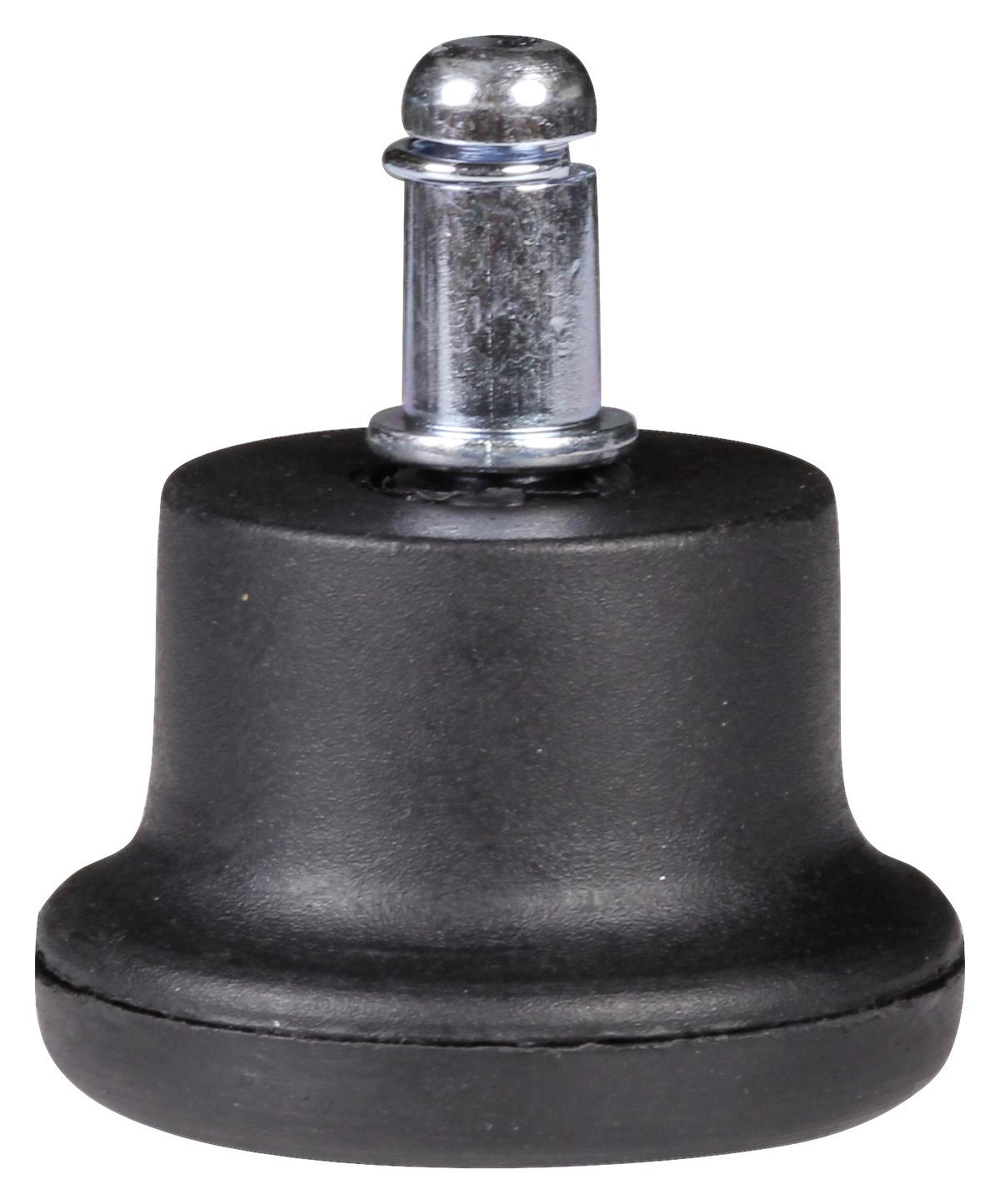 Bürostuhlgleiter Bodengleiter 5-teilig - Schwarz, Basics, Kunststoff (5cm) - MID.YOU