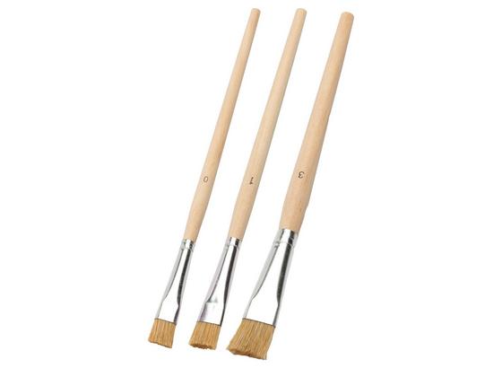 Pinselset 3-teilig - KONVENTIONELL, Holz/Weitere Naturmaterialien (9;9.5;10cm) - Gebol Pinselset 3-teilig - KONVENTIONELL, Holz/Weitere Naturmaterialien (9;9.5;10cm) - Gebol