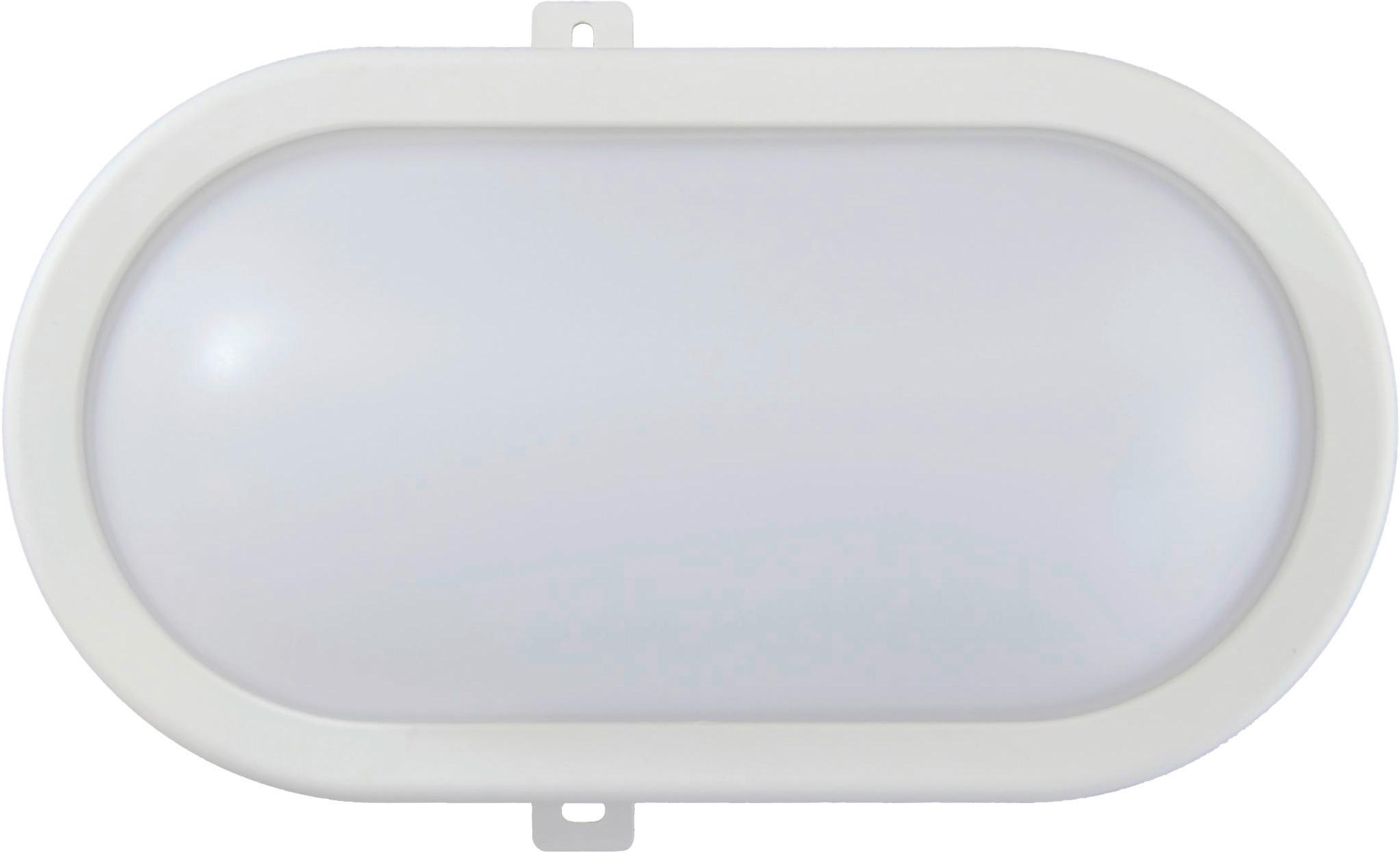 Led-wandleuchte 1-flammig, Für In- Und Outdoor - Weiß, Basics, Kunststoff (21,6/11,8/7,9cm)