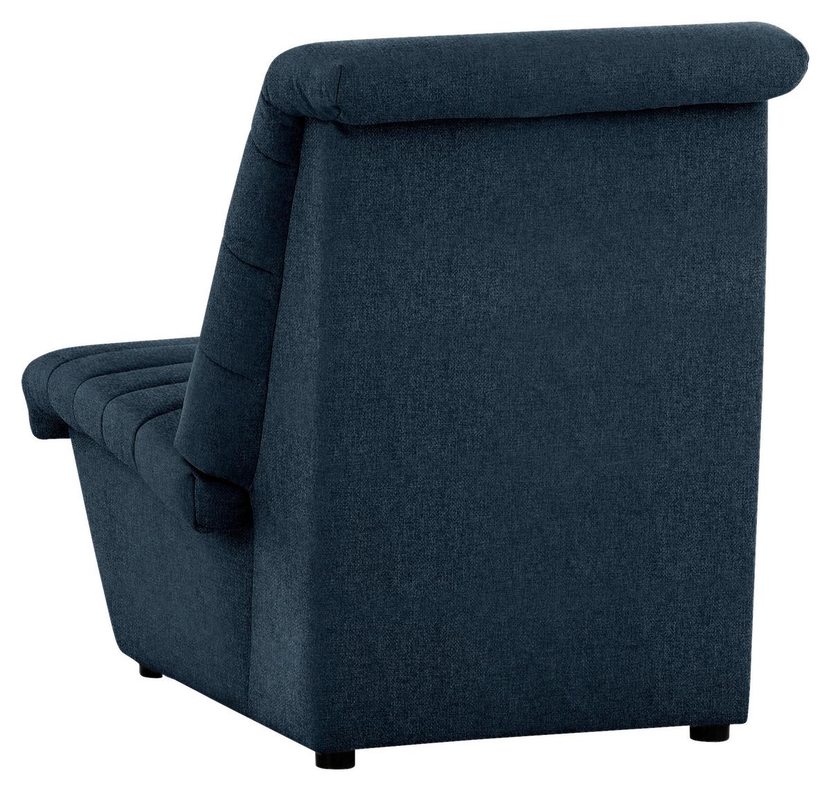 Sessel Looks Viii - Schwarz/Dunkelblau, Design, Textil (72/92/103cm) - LOOKS by W.Joop