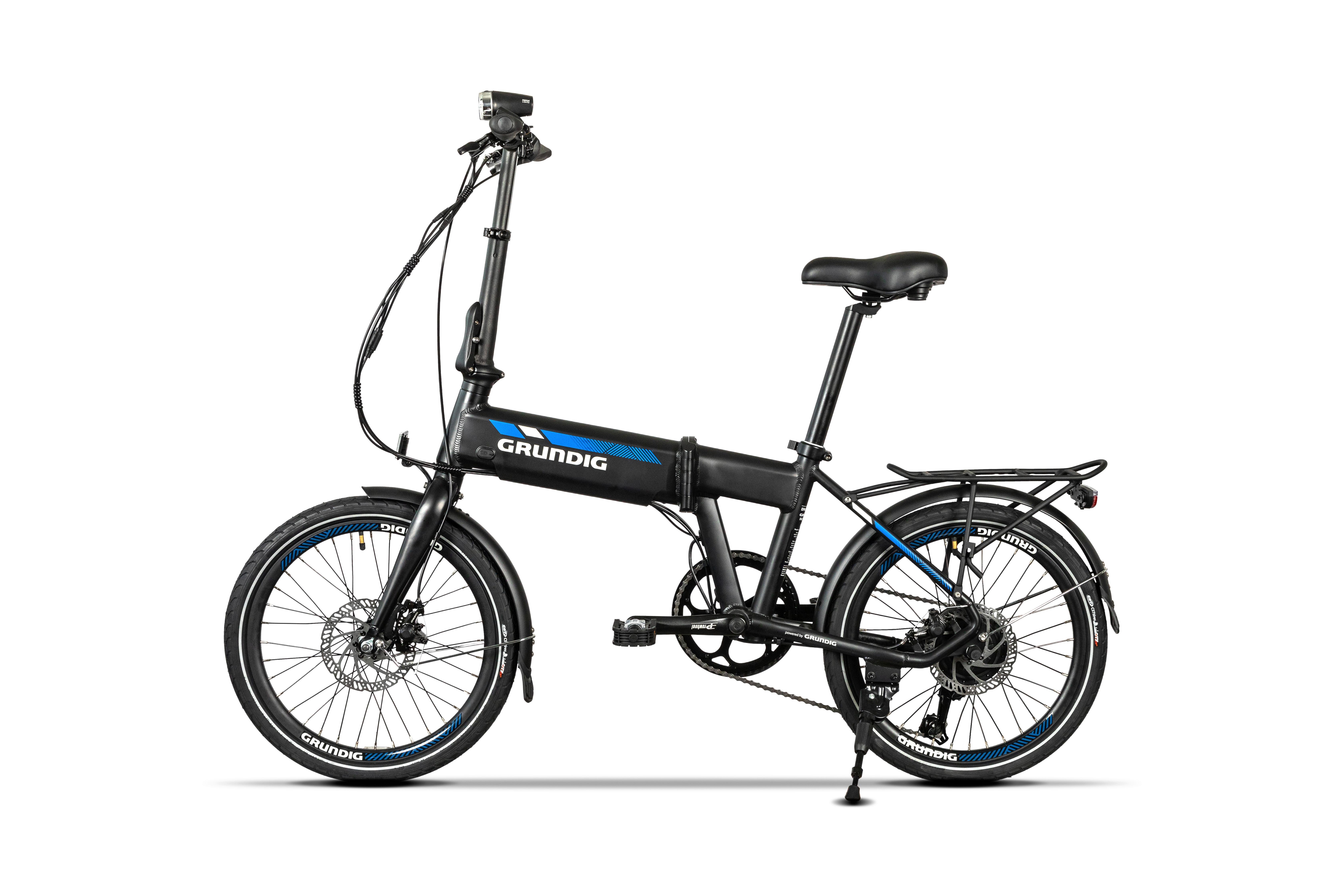 Grundig E-Faltrad 20 Zoll Schwarz, Rahmenhöhe 30 cm