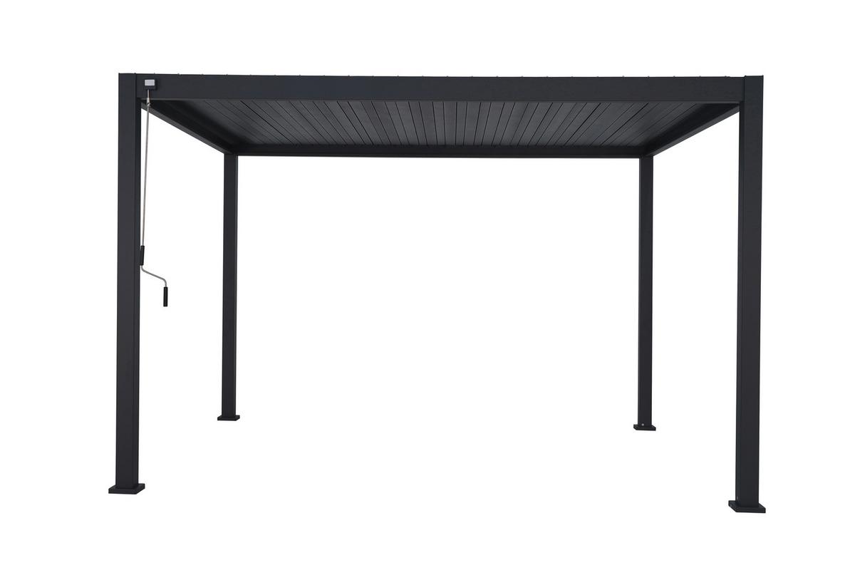Pergola PERGOLA BASIC 300X360CM - antracitová, Basics, kov (360/240/300cm) - Gardenson