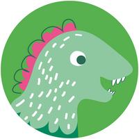 Fototapete D1-067 Little Dino Tyranno - Multicolor, Trend (128cm)