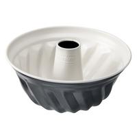 Gugelhupfform 7815 Rund Dxh: 22x11,5 Cm Antihaftbeschichtet - Anthrazit/Creme, Metall (22/11,5cm) - Zenker