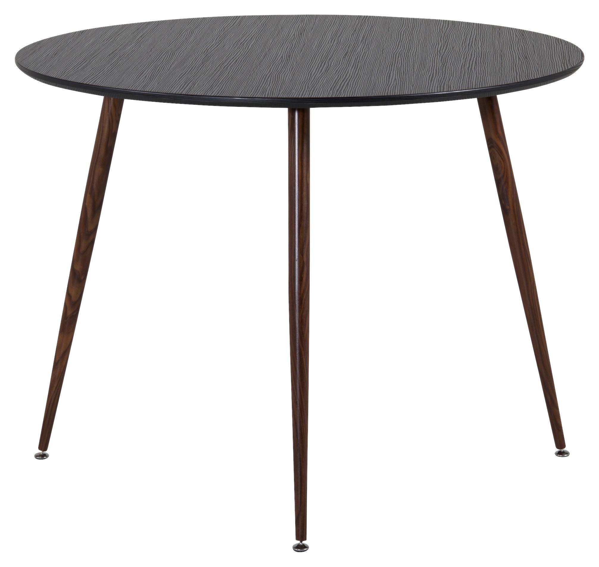 Esstisch Plaza Schwarz L: 100 Cm - Schwarz, Design, Holzwerkstoff/Metall (100/100/75cm) - Livetastic