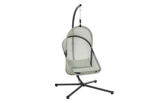 Hängesessel Mit Gestell Mit Sitz- Und Rückenkissen