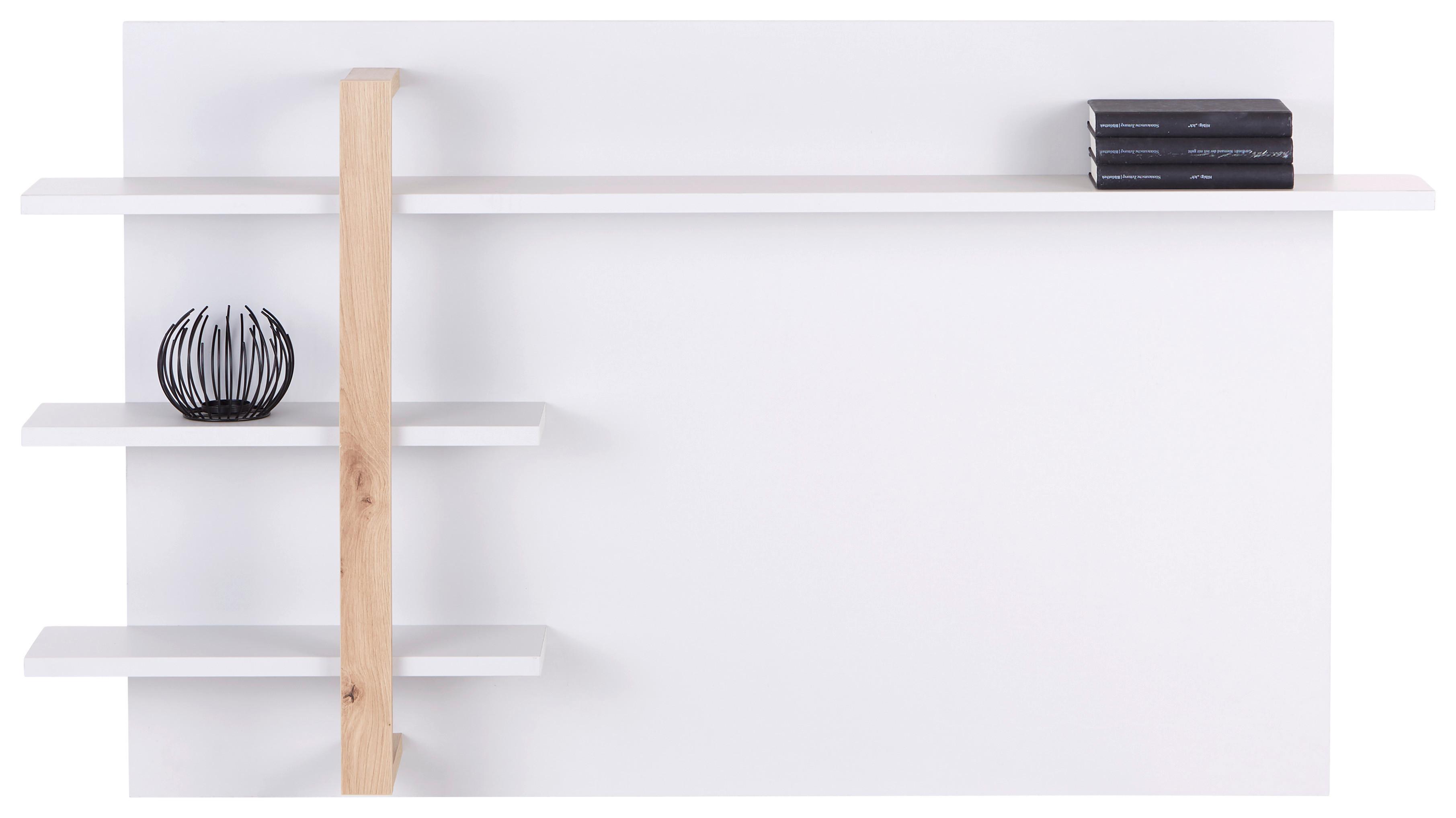 Wandboard Twin B: 150 cm Hellgrau/Eiche Artisan Dekor - Hellgrau/Eiche Artisan, MODERN, Holzwerkstoff (150/88/18,8cm)