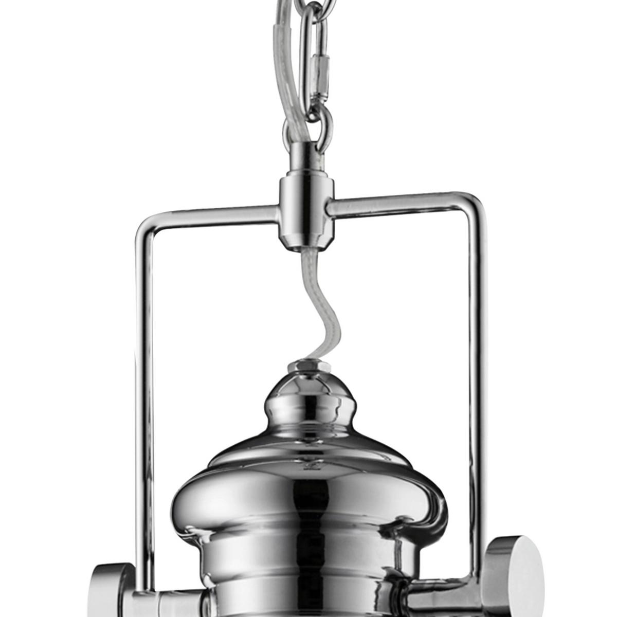 Pendelleuchte Louisiana 2297cc - Chromfarben, Trend, Kunststoff/Metall (31/150cm)