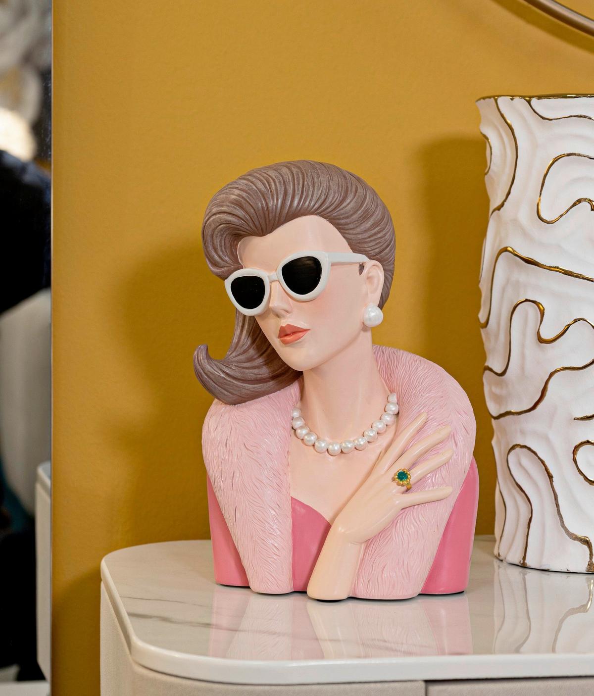 Skulptur Kunststoff, Multicolor - Basics, Kunststoff (18/28/12cm)