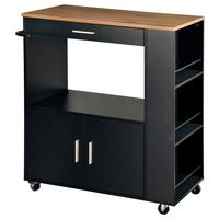 Servierwagen Küchenwagen - Eichefarben/Anthrazit, Basics, Holz/Holzwerkstoff (75/40/88cm) - Kesper