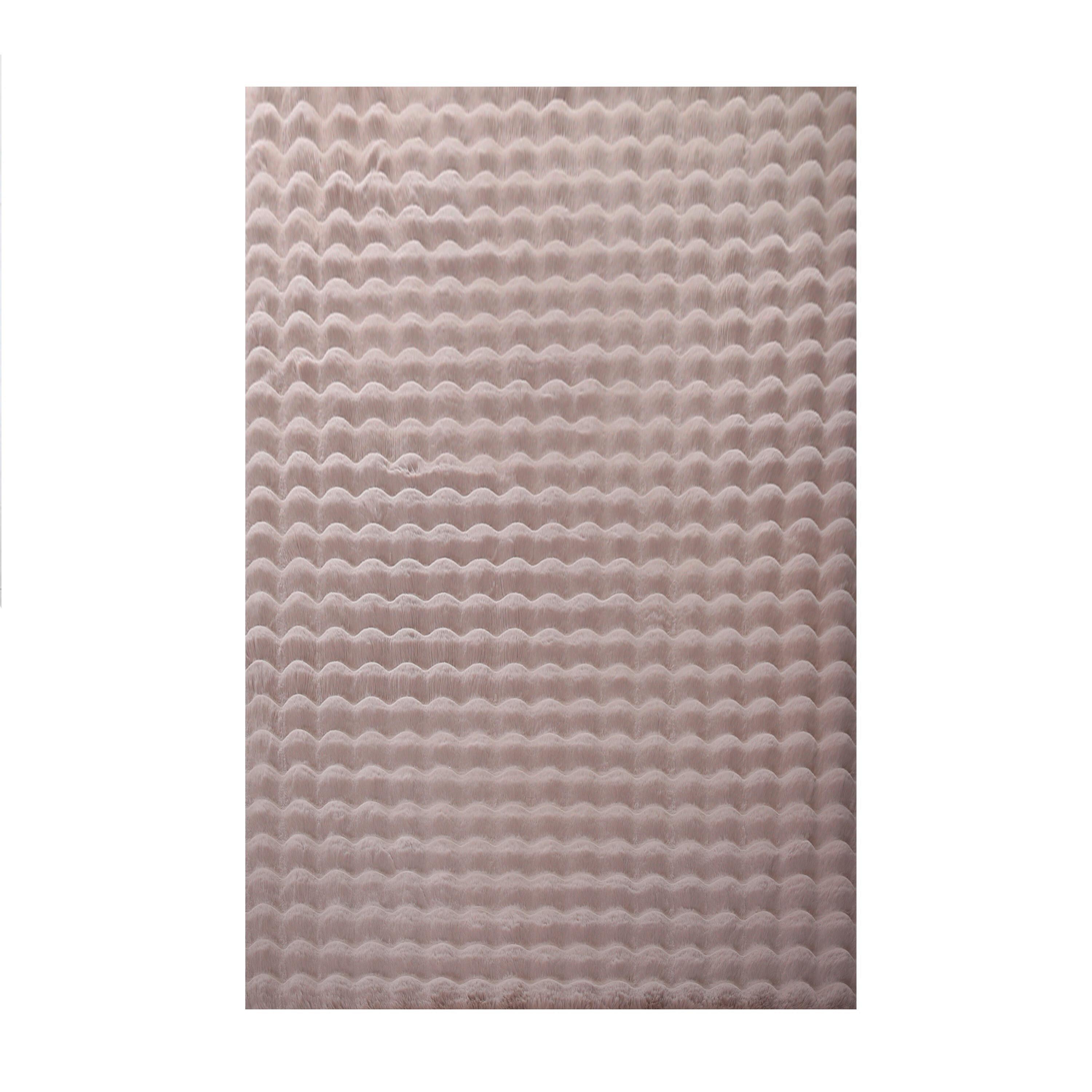 Hochflorteppich, Beige,f: 25mm Ambiance - Beige, Basics, Textil (80/150cm)