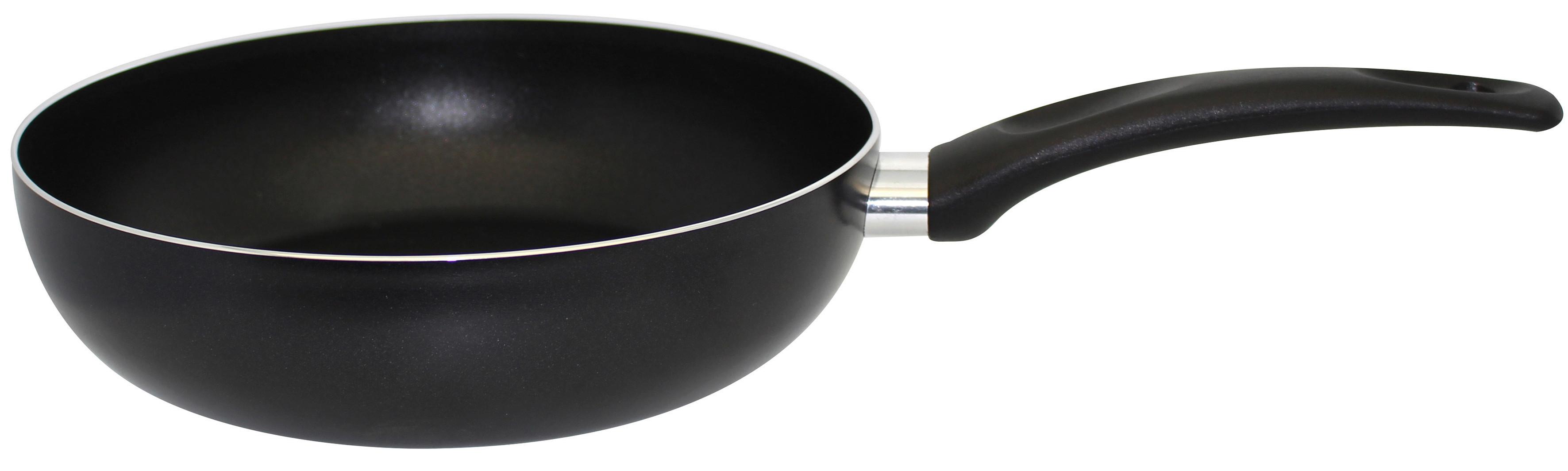 Schmorpfanne Bratprofi Ø 24 cm aus Aluminium - Schwarz, Basics, Metall (24/8,9cm)