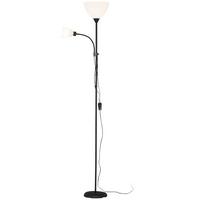STOJACÍ LAMPA VANESSA -BASED- - černá/průhledné, Konvenční, kov/plast (22,5cm) - Based