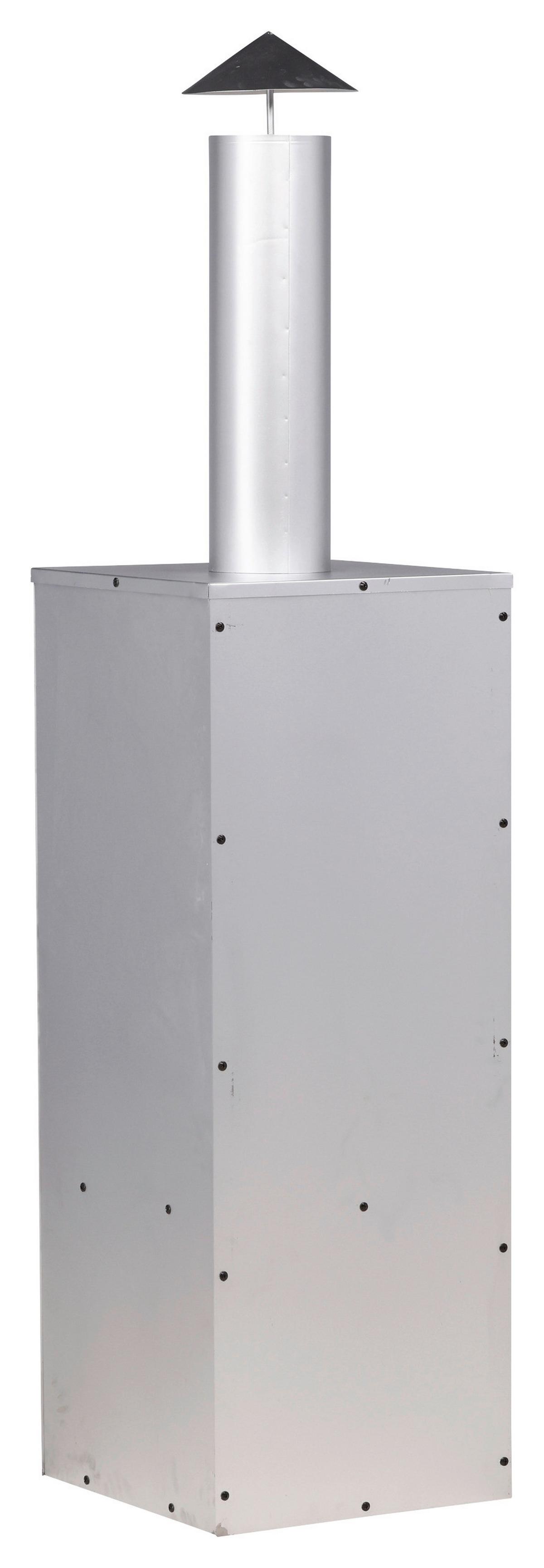 Feuerstelle Makarima - Silberfarben, KONVENTIONELL, Metall (45/199/45cm) - Gardenson