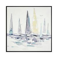 Obraz 72,4x72,4cm - černá/vícebarevná, Moderní, kov/dřevo (72,4/72,4cm) - Mömax