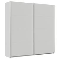 Schwebetürenschrank Feldkirch 225 Maxihöhe - Hellgrau, MODERN, Holzwerkstoff (225/229/62cm)