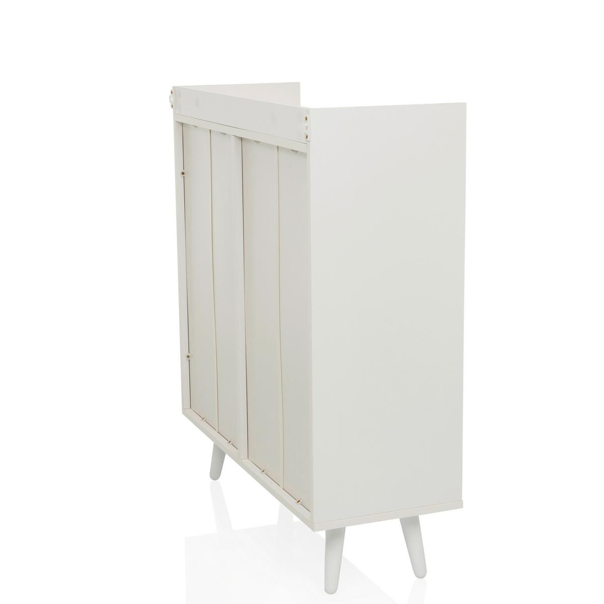 Kommode Myrdal Weiß B: 80 Cm - Weiß, MODERN, Holzwerkstoff (80/90/30cm) - MID.YOU