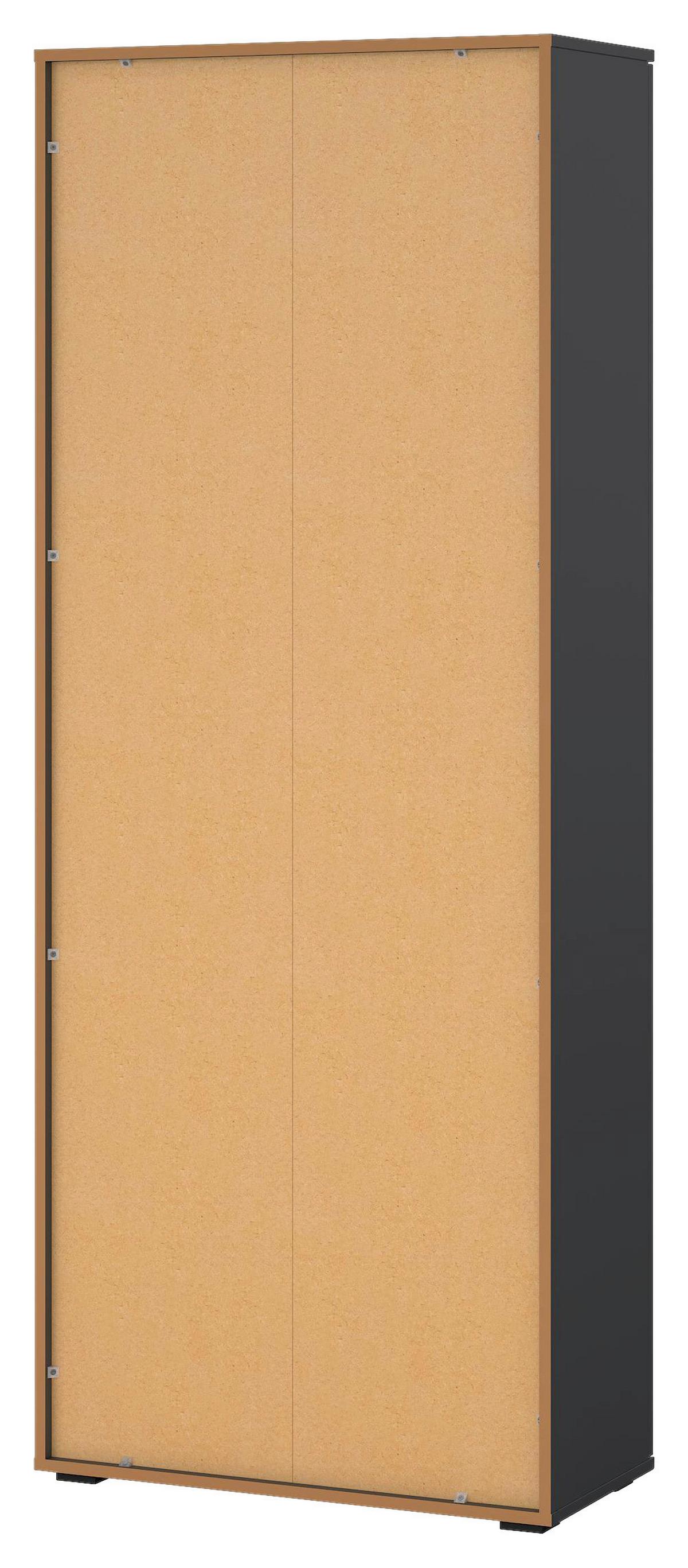 Mehrzweckschrank Bobby I Anthrazit - antracitová, Konventionell, drevo (70/178,9/33,4cm) - Mömax