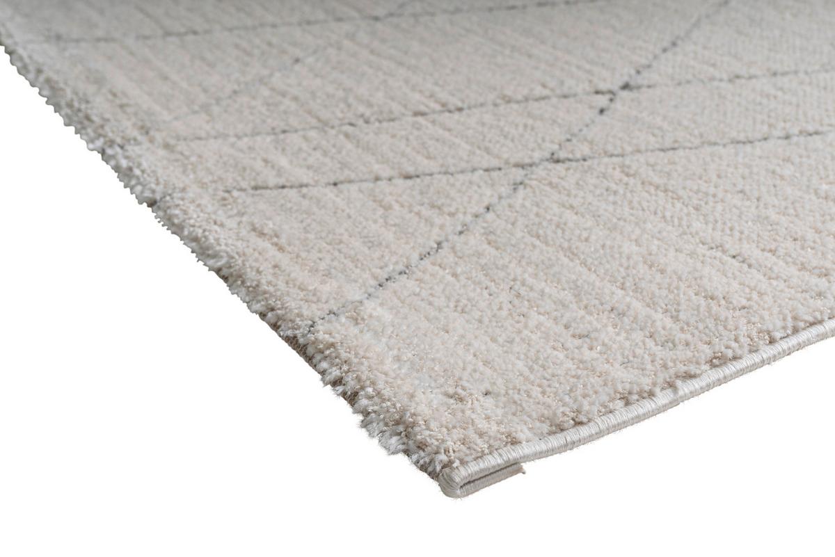 Webteppich Creme/beige Rita 80x150 Cm - Beige/Creme, ROMANTIK / LANDHAUS, Textil (80/150cm) - James Wood