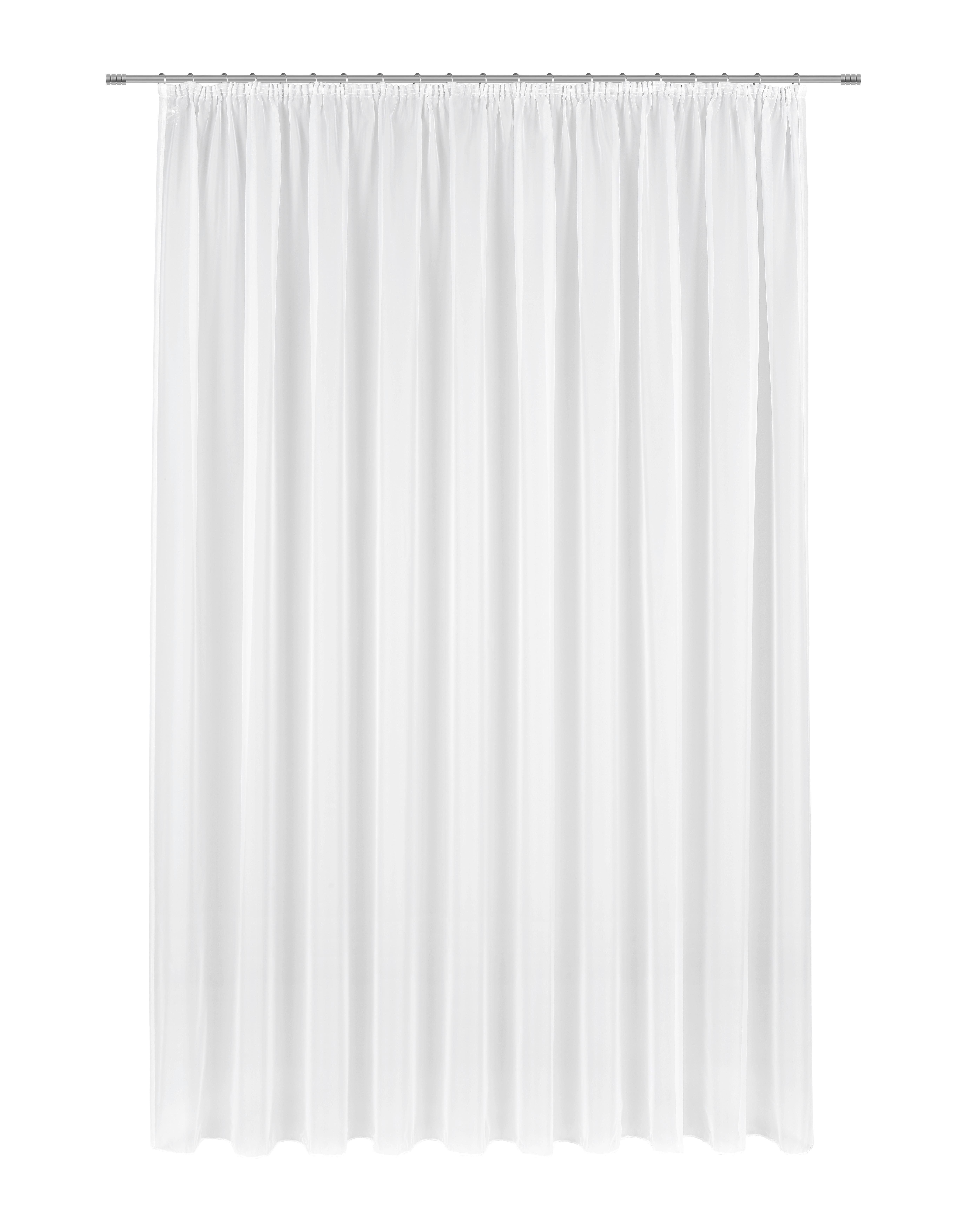 Kusová Záclona Anna Store 3, 300/245 Cm - biela, Konvenčný, textil (300/245cm) - Modern Living