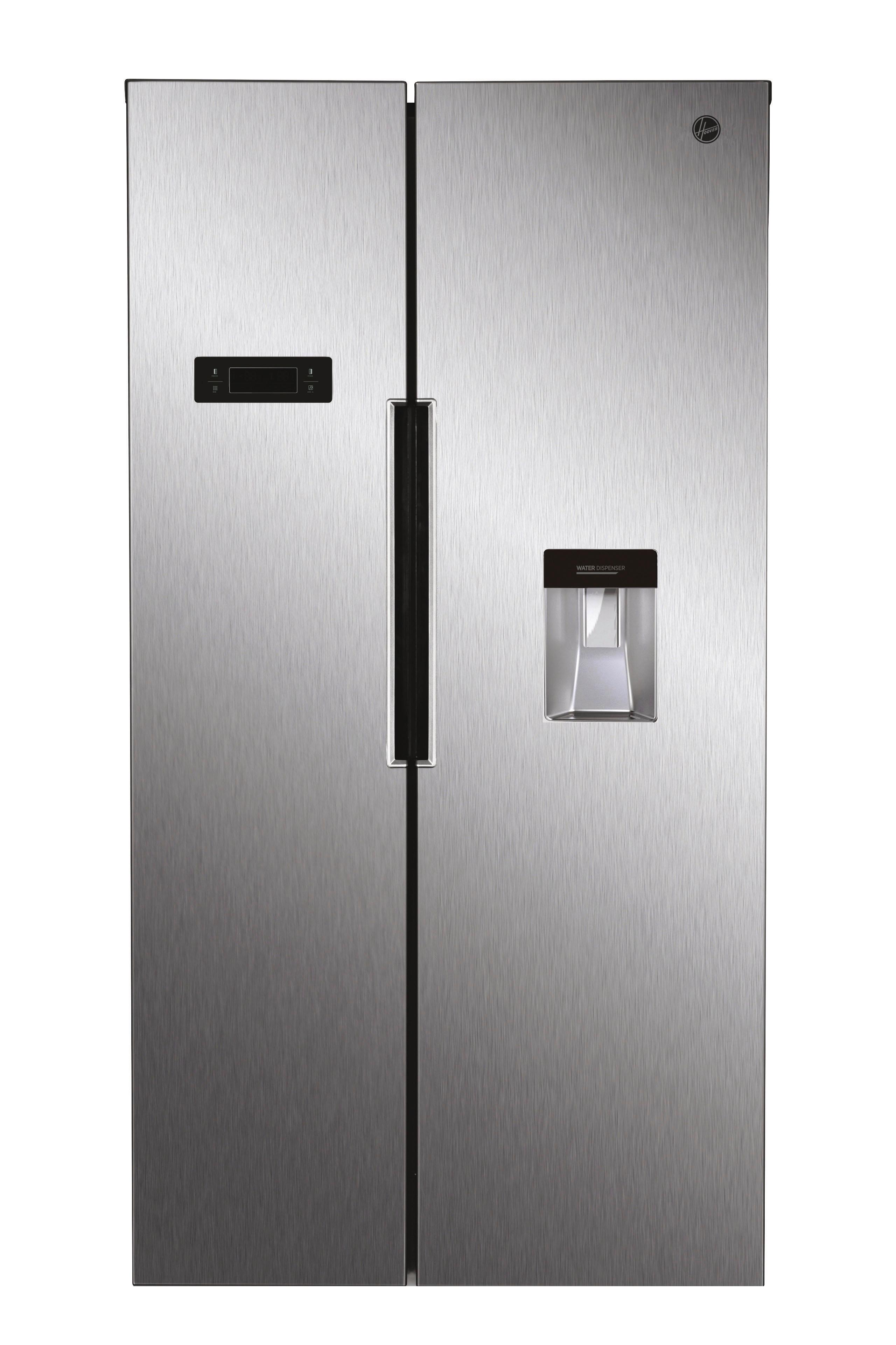 Side-By-Side Hhsbso 6174xwd Edelstahlfarben Wasserspender - Edelstahlfarben, Basics (90,2cm) - Hoover