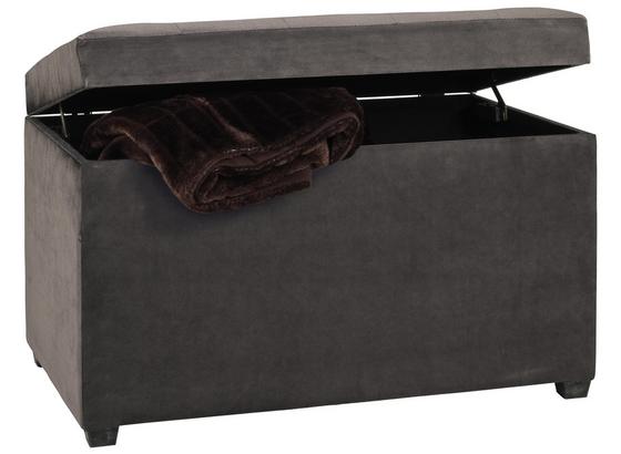 Truhenbank Relax 65cm Grau - Grau, KONVENTIONELL, Holzwerkstoff/Textil (65/42/40cm) Truhenbank Relax 65cm Grau - Grau, KONVENTIONELL, Holzwerkstoff/Textil (65/42/40cm)
