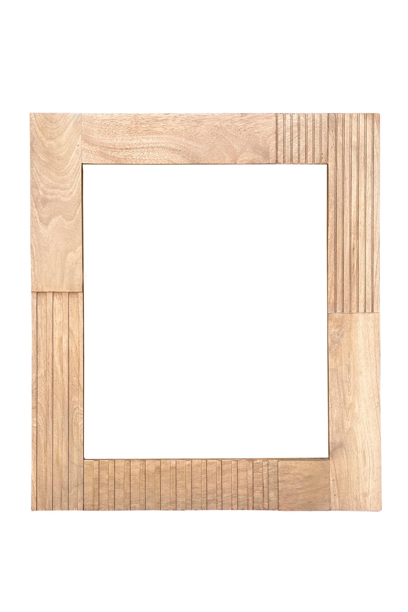 SPIEGEL Naturfarben B: 68cm - Naturfarben, Design, Glas/Holz (68/79/3cm) - MID.YOU
