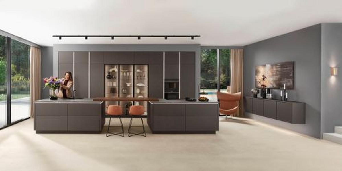 KÜCHENSCHRANKFRONT FRONT SOFIA - Dunkelbraun, MODERN - Vertico