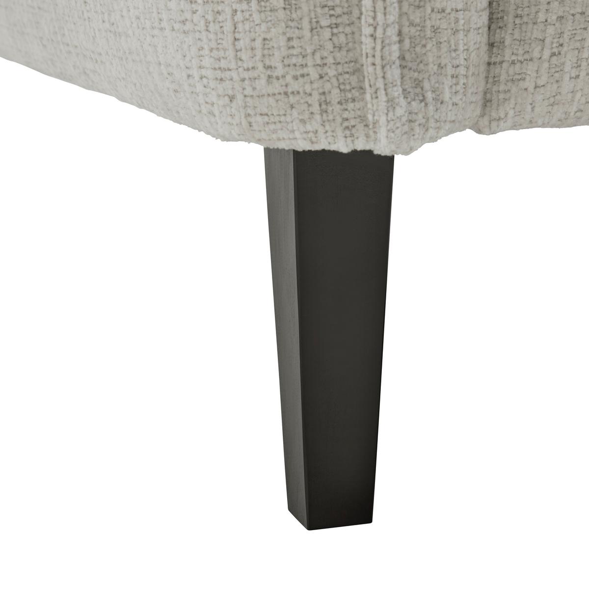 Třímístná pohovka CUSTOM, krémová - černá/krémová, Moderní, dřevo/textil (183/85/92cm) - Mömax