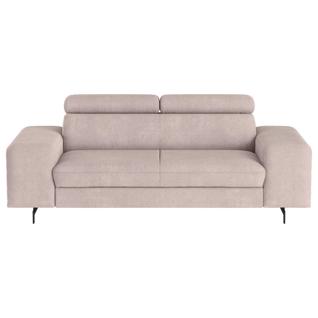 3-Sitzer-Sofa Emma mit Liegefunktion Creme B: 217 cm