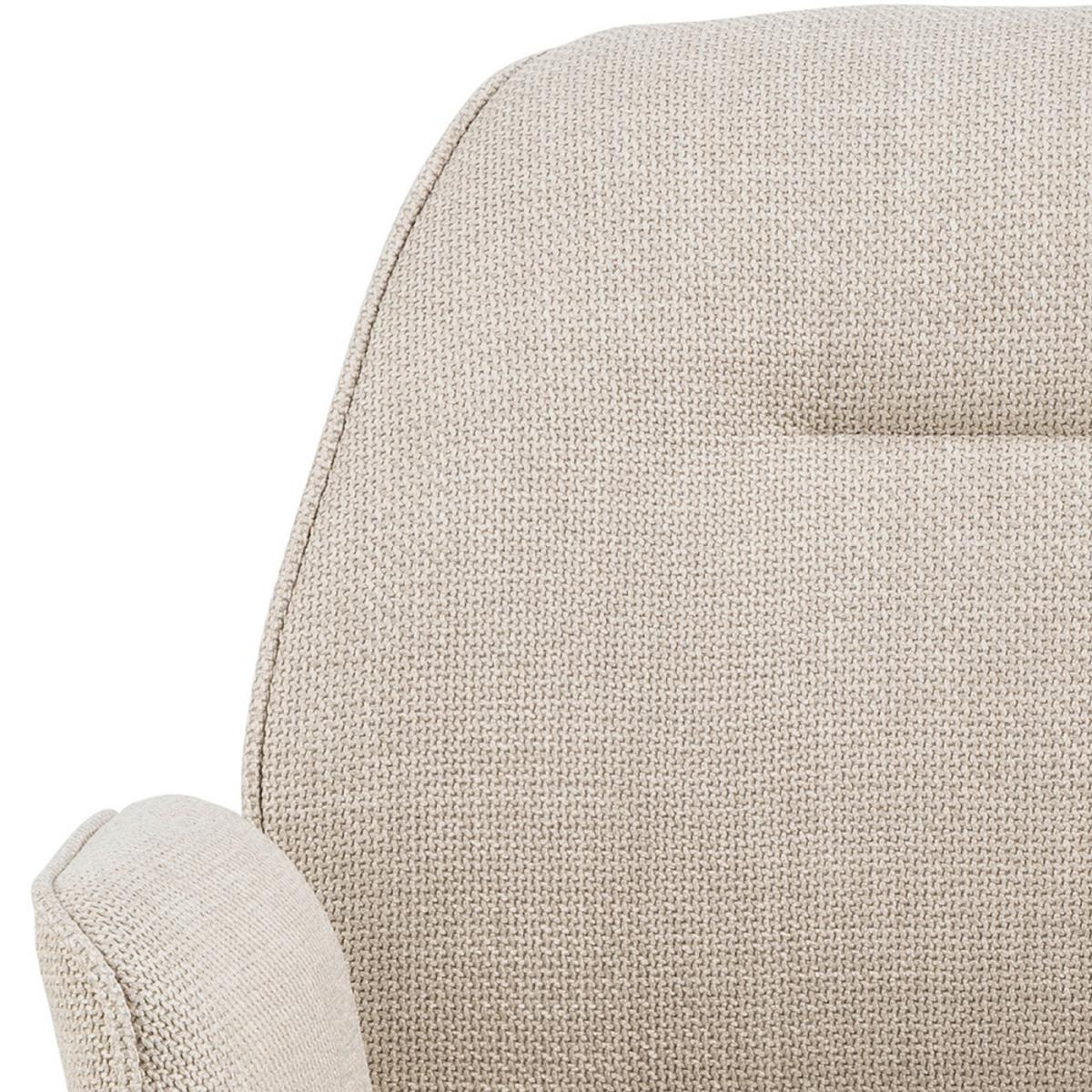 ŽIDLE S PODRUČKAMI AURA - černá/béžová, Design, kov/textil (60,5/90/62cm) - MID.YOU