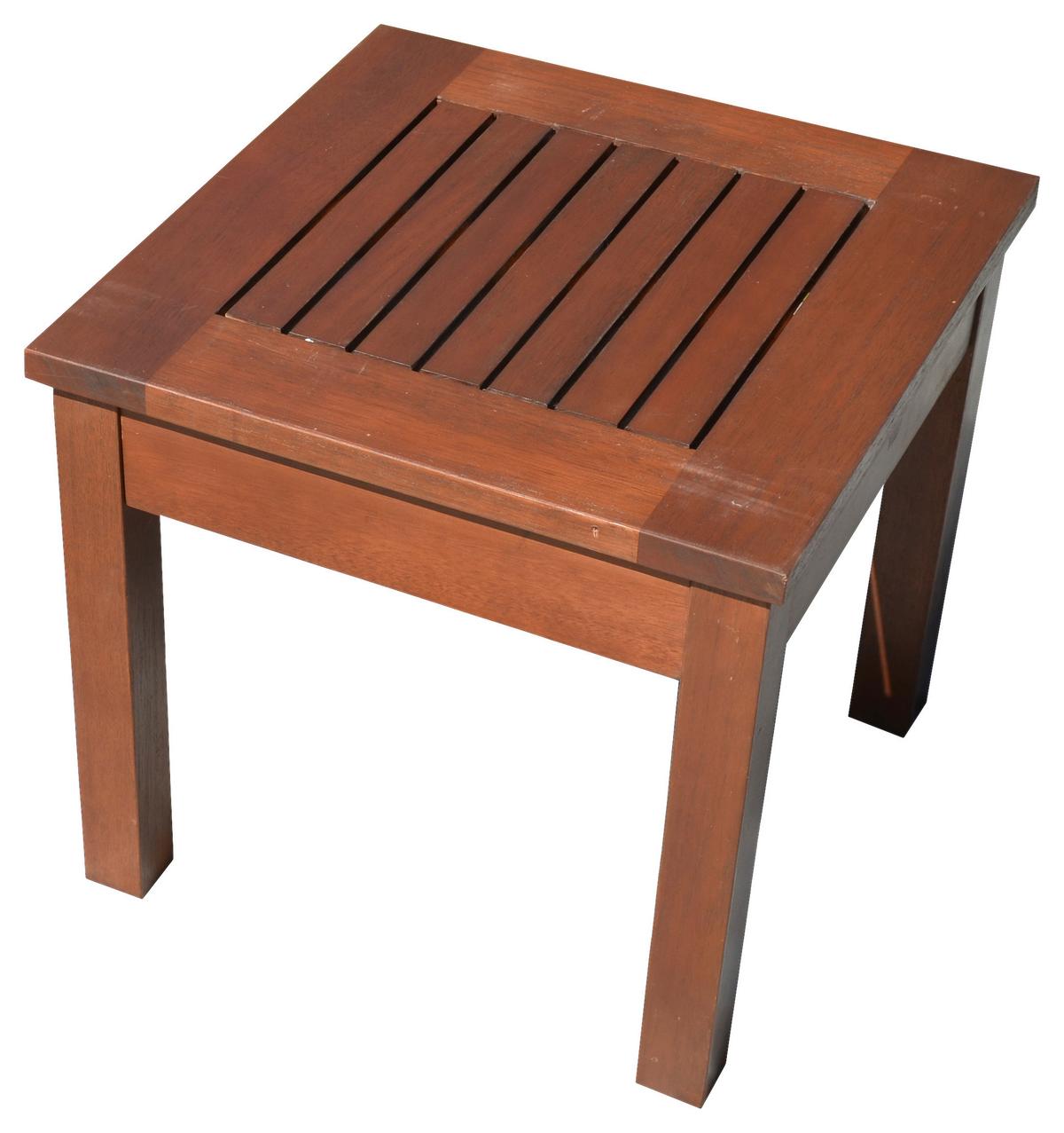 Balkonmöbel Set Sonora Eukalyptusholz - Dunkelbraun, Basics, Holz (40/40/35cm) - Gardenson